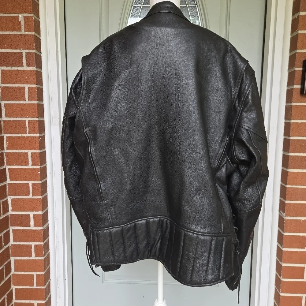 Pro-Rider Leather USA Black Leather Jacket